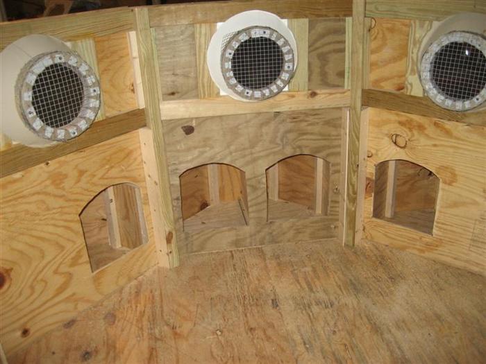 Interior nesting boxes